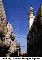 toward manger square