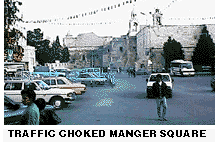 Traffic-choked Manger Square